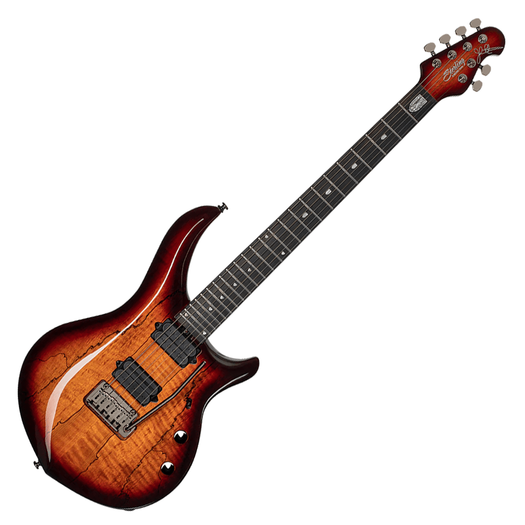 Sterling By Music Man Majesty Dimarzio Blood Orange Burst - Richards Guitars Of Stratford Upon Avon