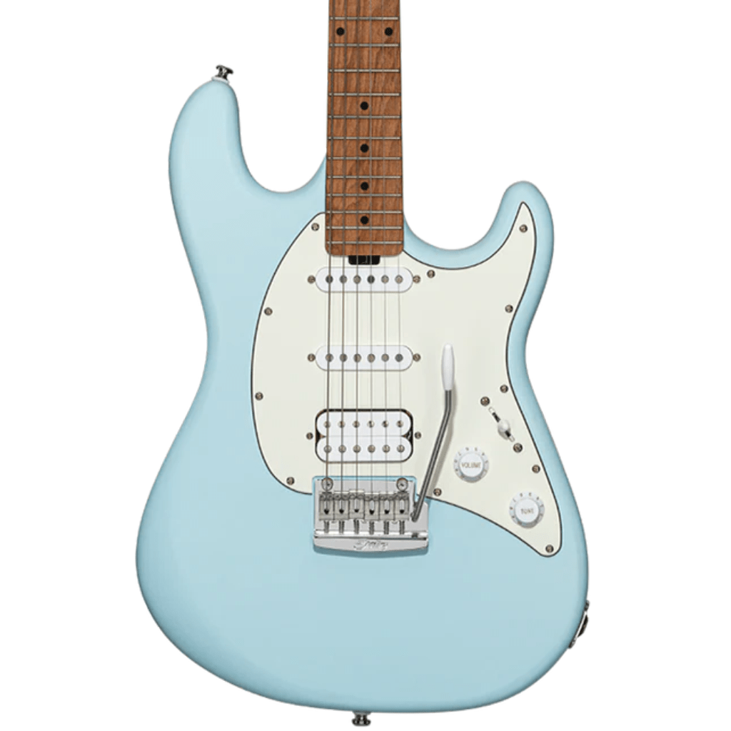 Sterling By Musicman Cutlass HSS Daphne Blue Satin - Richards Guitars Of Stratford Upon Avon
