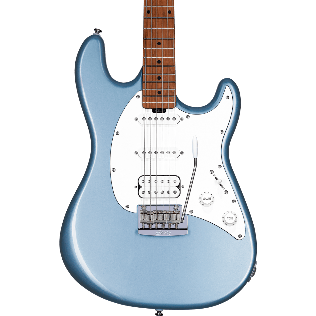 Sterling By Musicman Cutlass HSS Firemist Silver - Richards Guitars Of Stratford Upon Avon