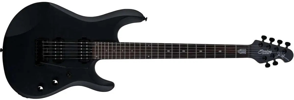 Sterling By Musicman SBMM JP60 SIGNATURE STEALTH BLACK RN - Richards
