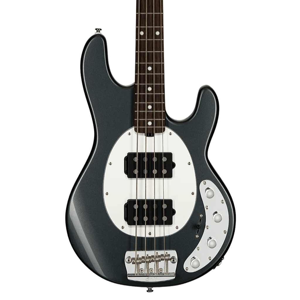 Sterling By MusicMan Stingray 4 HH Charcoal Frost - Richards Guitars Of Stratford Upon Avon