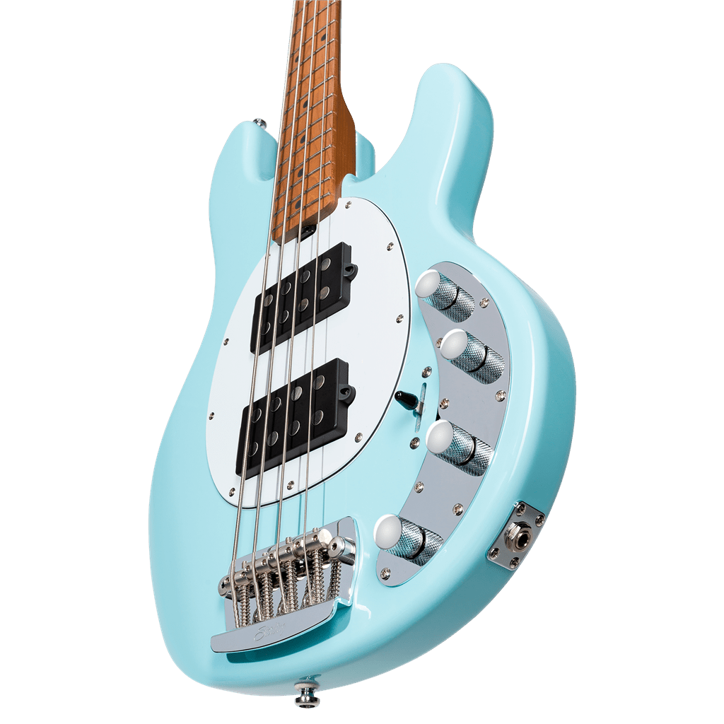 Sterling By MusicMan Stingray 4 HH Daphne Blue - Richards Guitars Of Stratford Upon Avon