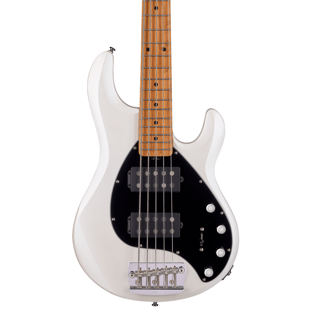 Sterling By Musicman Stingray 5 HH Pearl White - Richards Guitars Of Stratford Upon Avon
