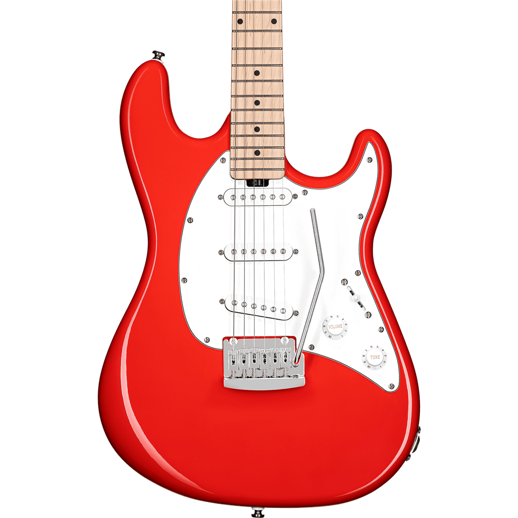 Sterling By Musicman SUB Cutlass SSS Fiesta Red - Richards Guitars Of Stratford Upon Avon