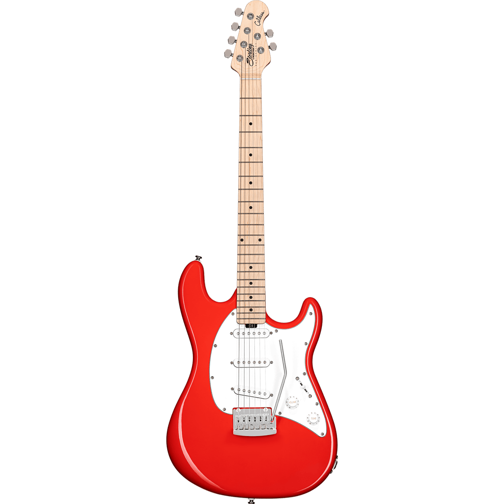 Sterling By Musicman SUB Cutlass SSS Fiesta Red - Richards Guitars Of Stratford Upon Avon