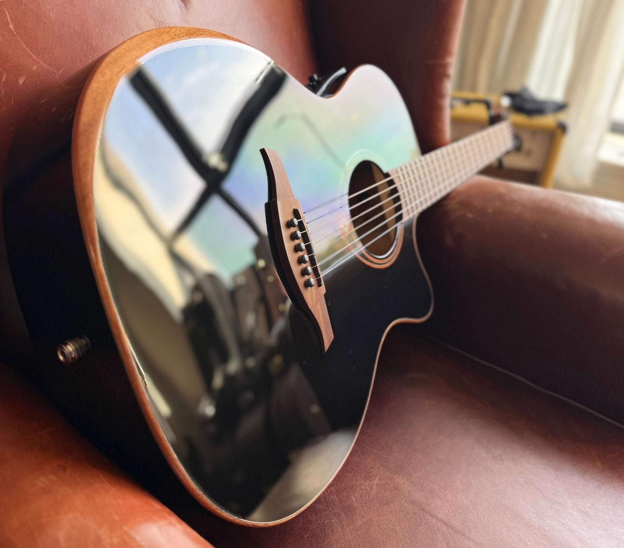 T118ABCE - BLK Special Edition With Bevel. Exquisite Luxury Electro Acoustic Guitar - Richards Guitars Of Stratford Upon Avon