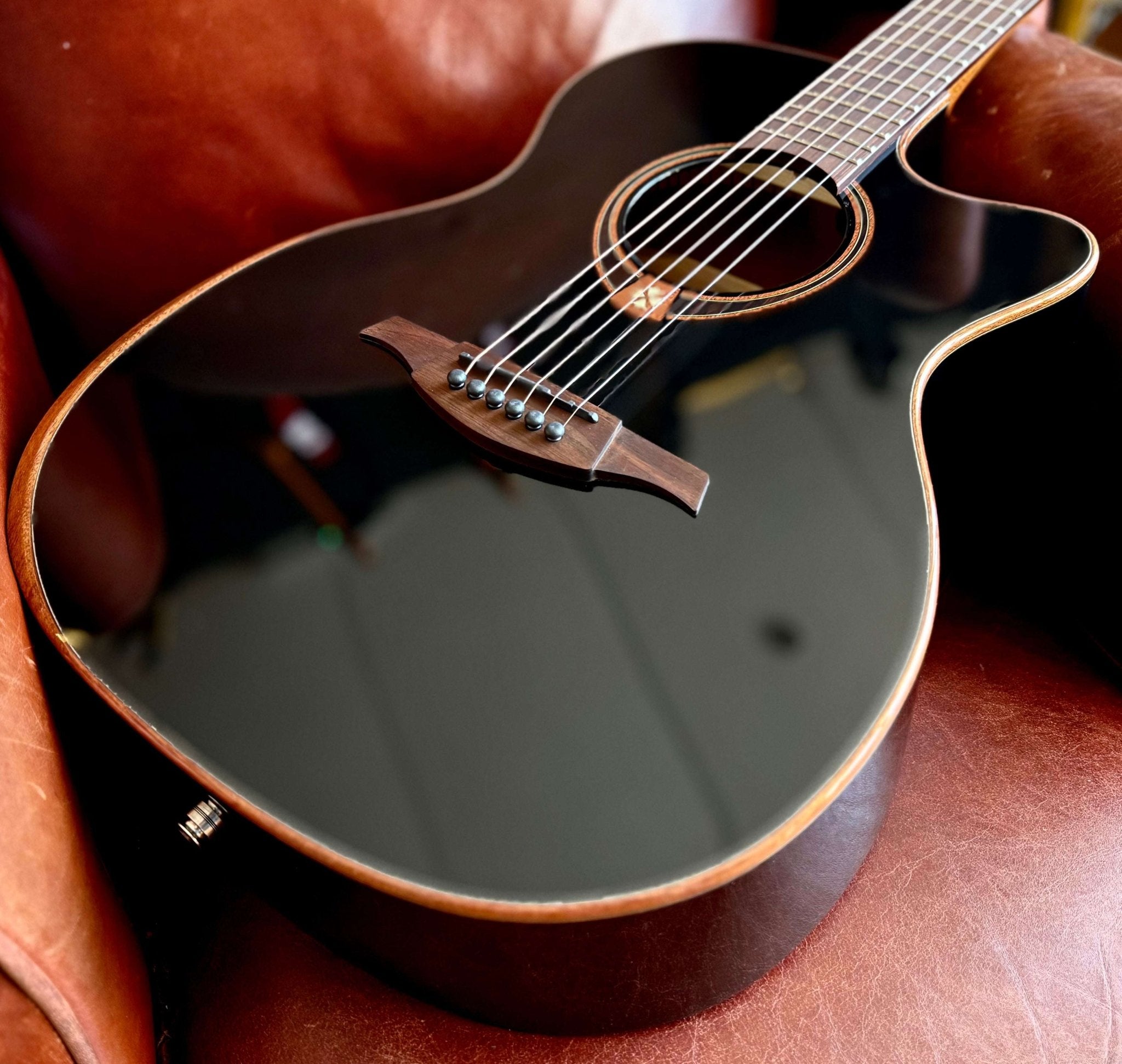 T118ABCE - BLK Special Edition With Bevel. Exquisite Luxury Electro Acoustic Guitar - Richards Guitars Of Stratford Upon Avon