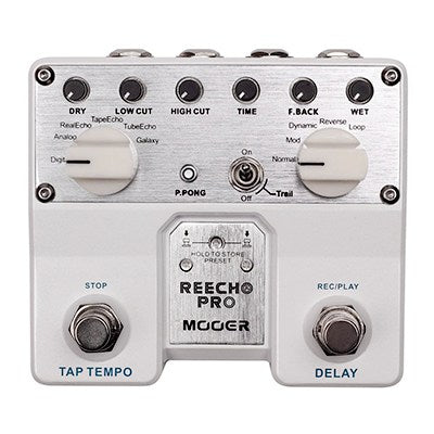 MOOER REECHO PRO DIGITAL DELAY TWIN PEDAL, Accessory for sale at Richards Guitars.