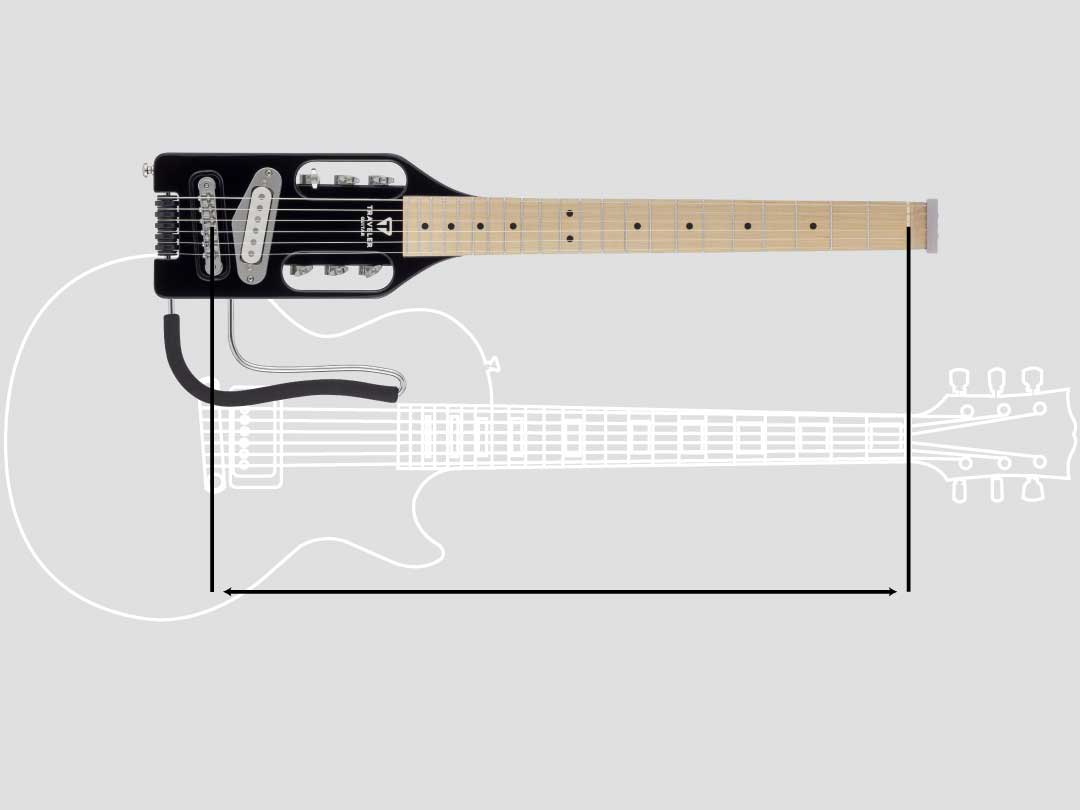 Traveler Ultralight Travel Electric Guitar - Single Coil Model - Richards Guitars Of Stratford Upon Avon