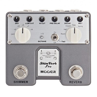 MOOER SHIMVERB PRO DIGITAL REVERB TWIN PEDAL, Accessory for sale at Richards Guitars.