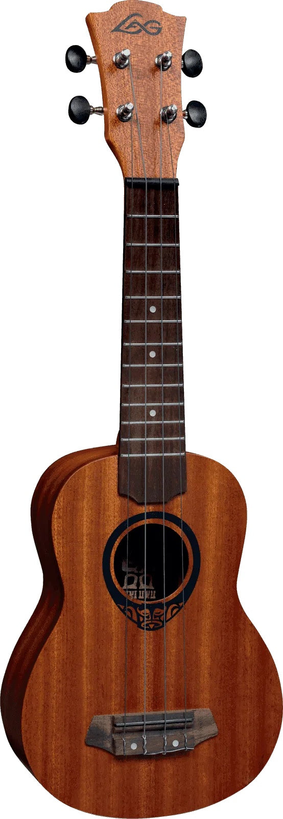 LAG TIKI UKU 8 TKU8S TIKI UKU SOPRANO, Ukulele for sale at Richards Guitars.