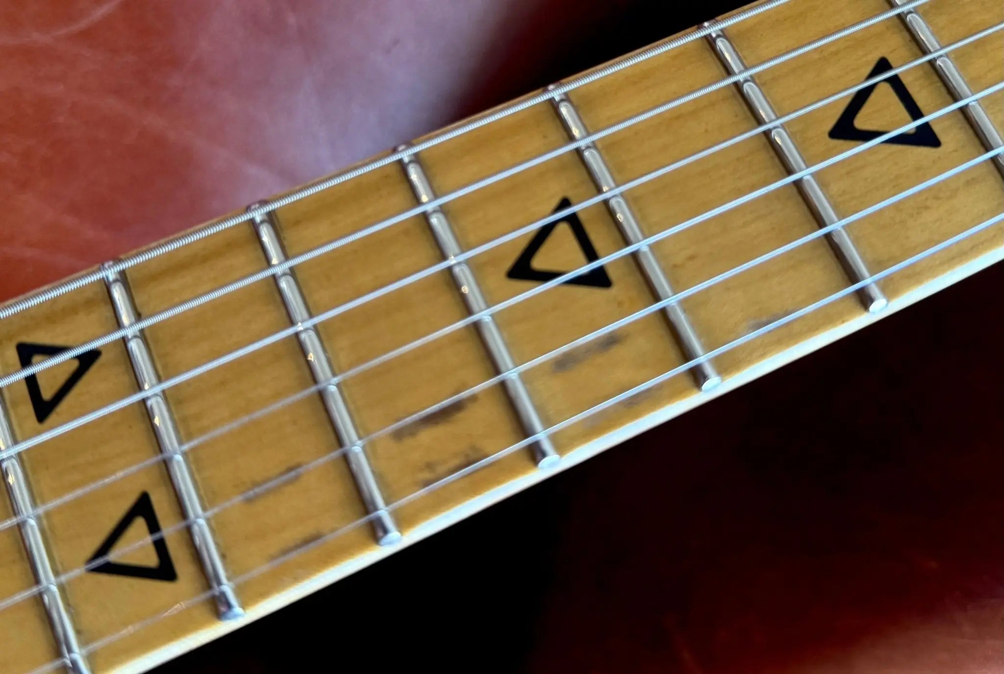 Buy Valiant Soothsayer Distressed Purple W' Stainless Steel Fret Upgrade 