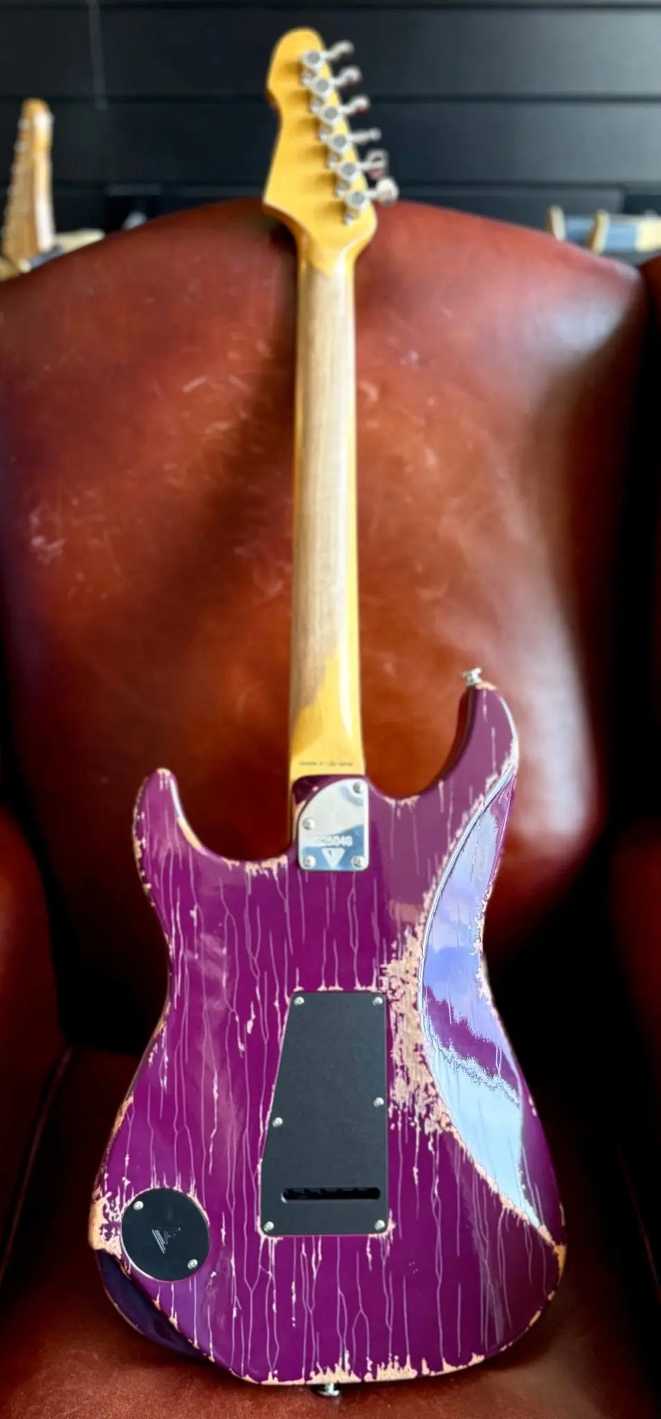 Buy Valiant Soothsayer Distressed Purple W' Stainless Steel Fret Upgrade 