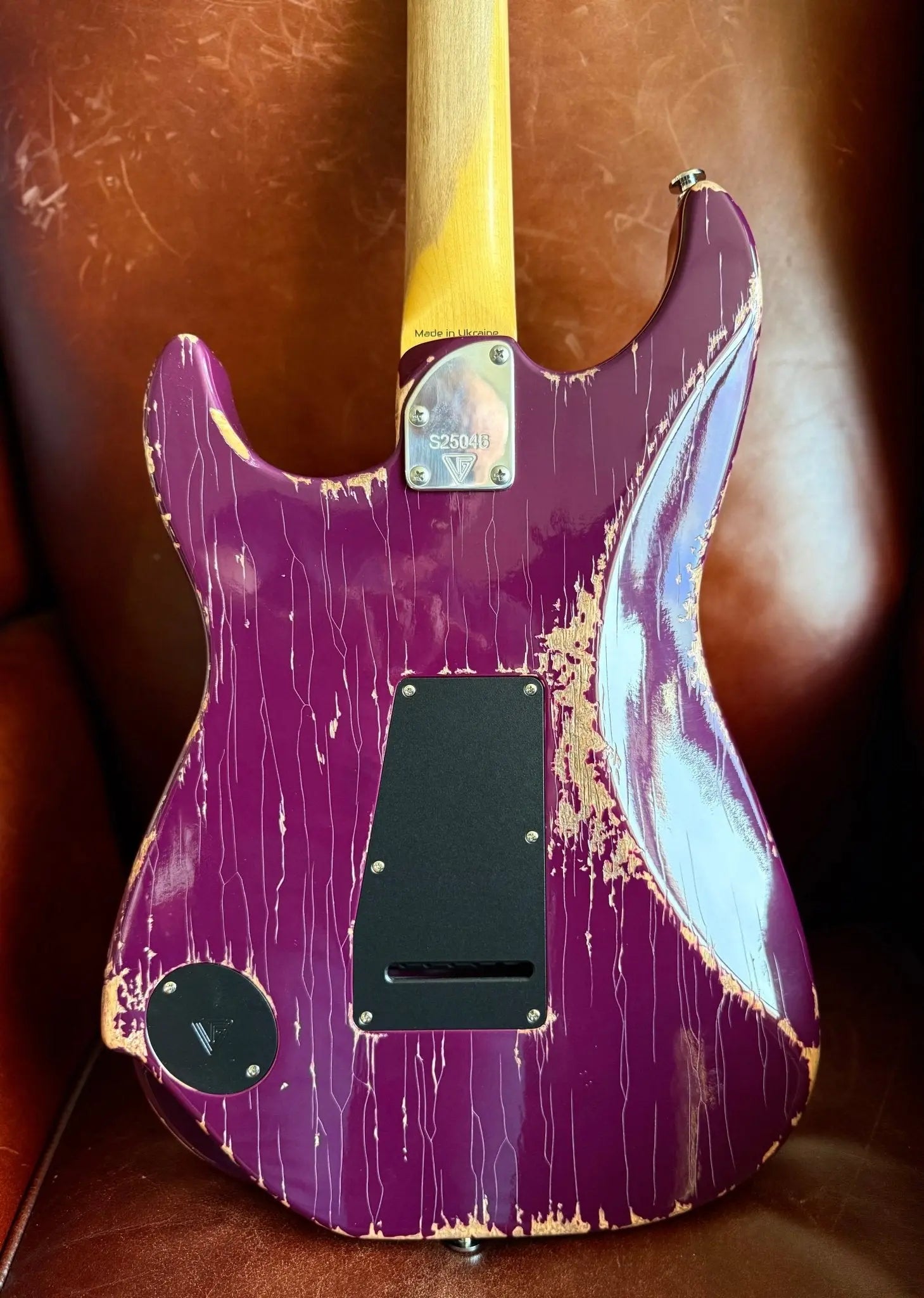 Buy Valiant Soothsayer Distressed Purple W' Stainless Steel Fret Upgrade 