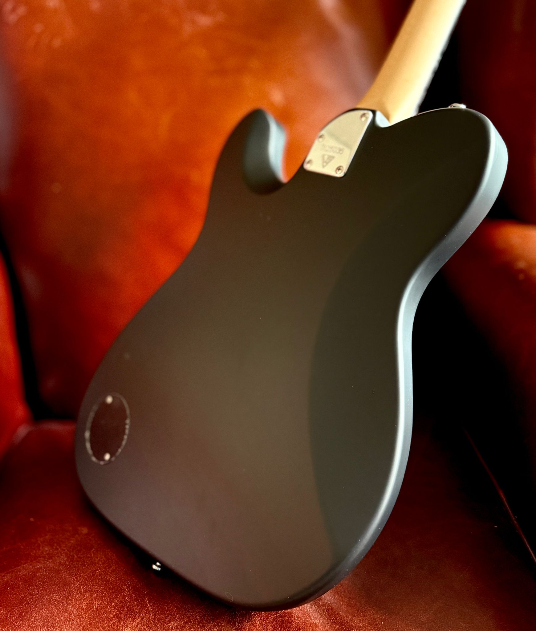 Valiant Titan Black Satin With Stainless Steel Frets Upgrade - Richards Guitars Of Stratford Upon Avon