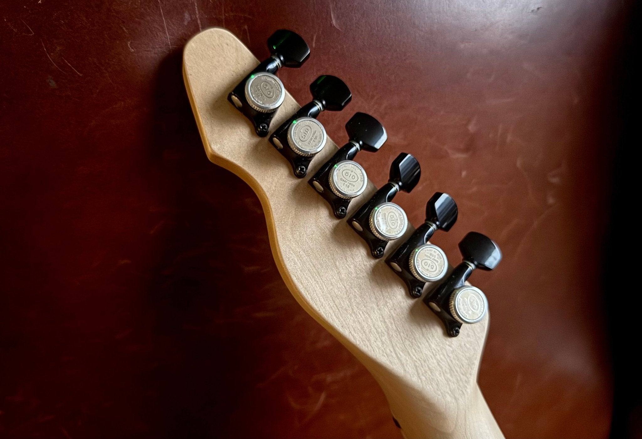 Valiant Titan Ruby Satin Electric Guitar With Stainless Steel Frets Upgrade - Richards Guitars Of Stratford Upon Avon