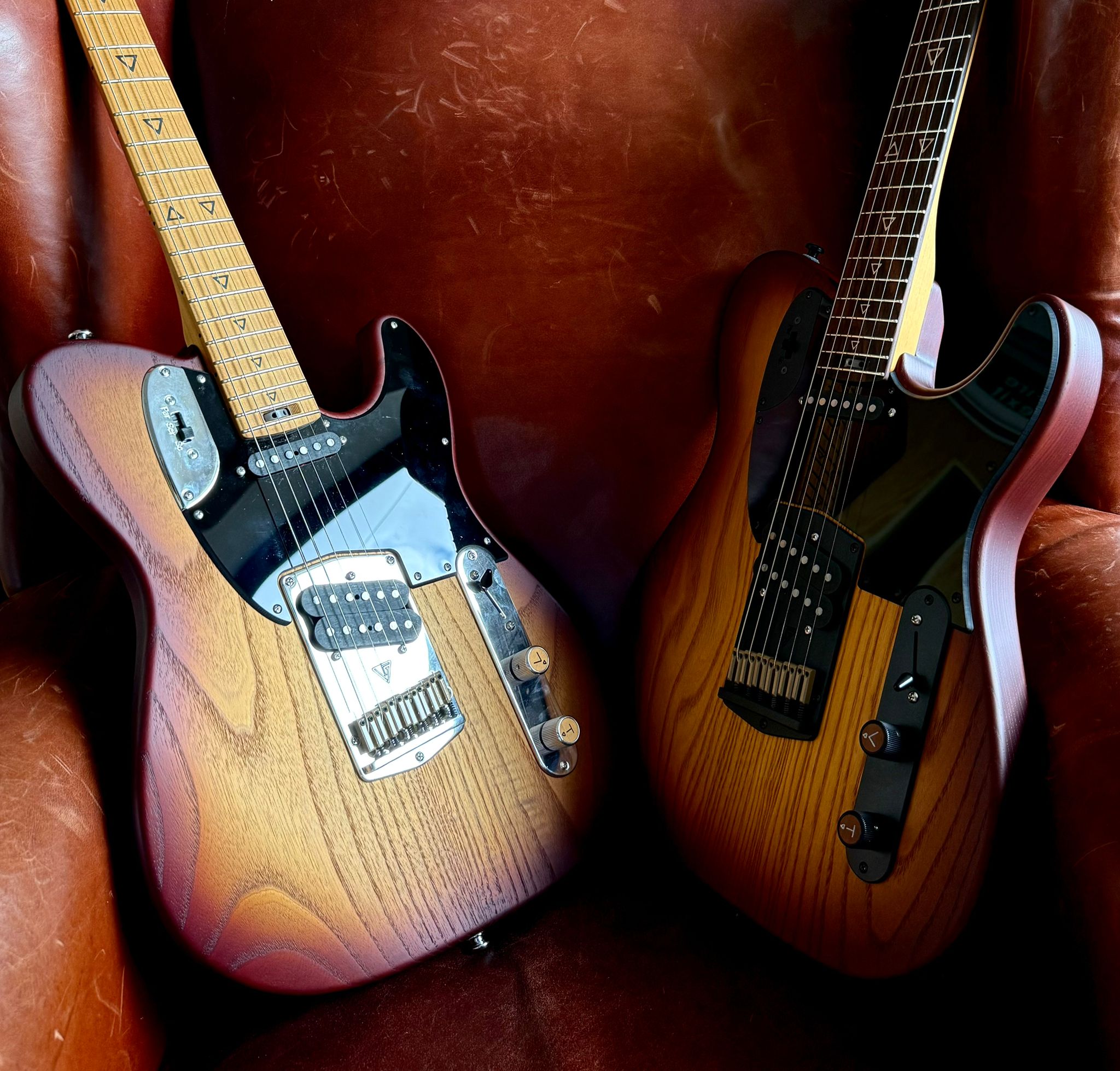 Valiant Titan Sunburst With Stainless Steel Frets Upgrade - Richards Guitars Of Stratford Upon Avon