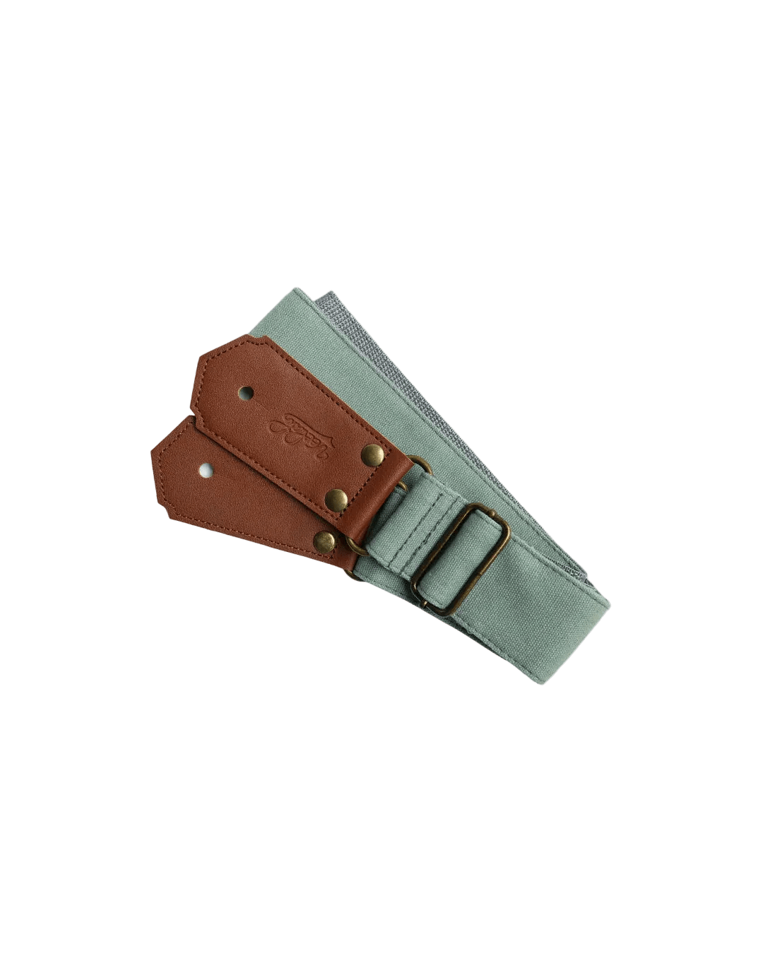 Veelah Teal Green Canvas Guitar Strap - Richards Guitars Of Stratford Upon Avon