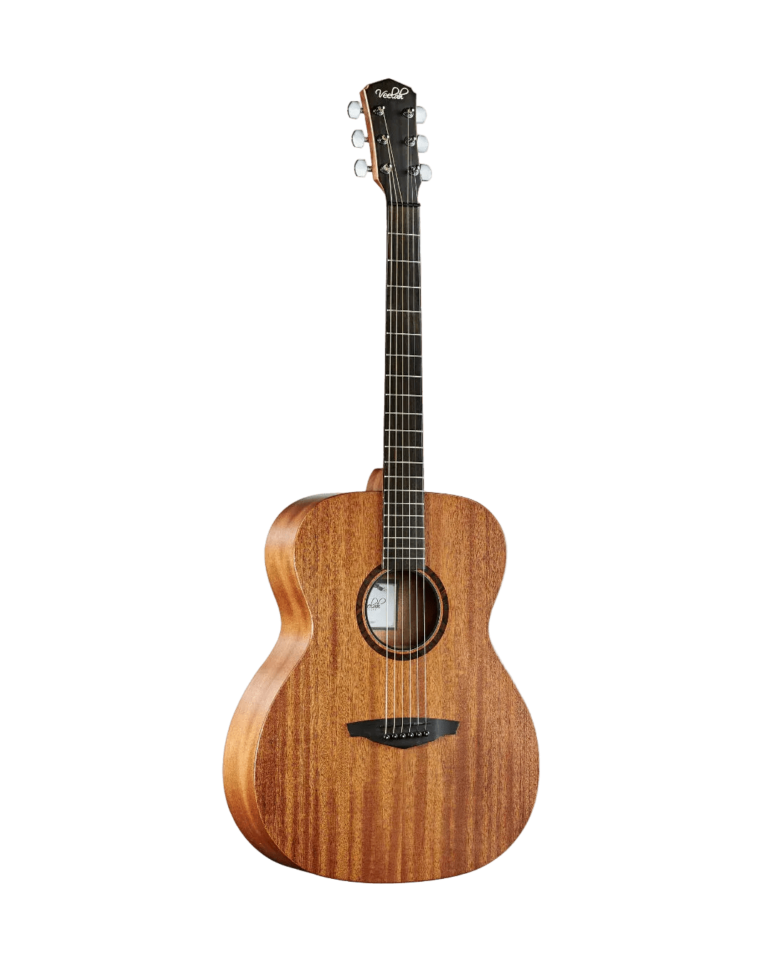 Veelah V1 OM Solid Top Mahogany Acoustic Guitar w/ Gig Bag - Richards Guitars Of Stratford Upon Avon