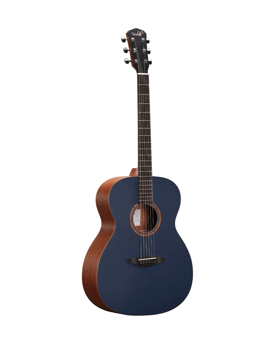 Veelah V1 OM Solid Top Navy Spruce w/ Gig Bag - Richards Guitars Of Stratford Upon Avon