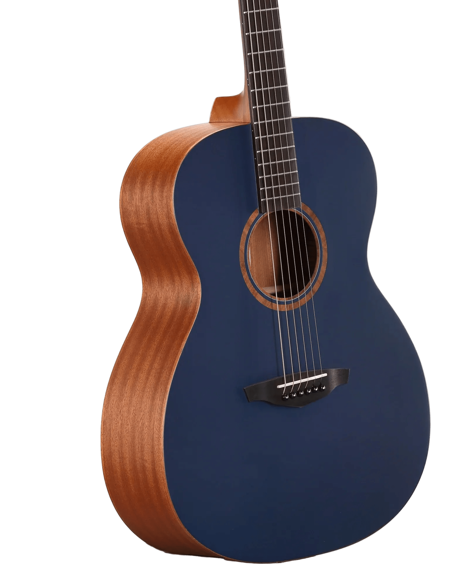Veelah V1 OM Solid Top Navy Spruce w/ Gig Bag - Richards Guitars Of Stratford Upon Avon