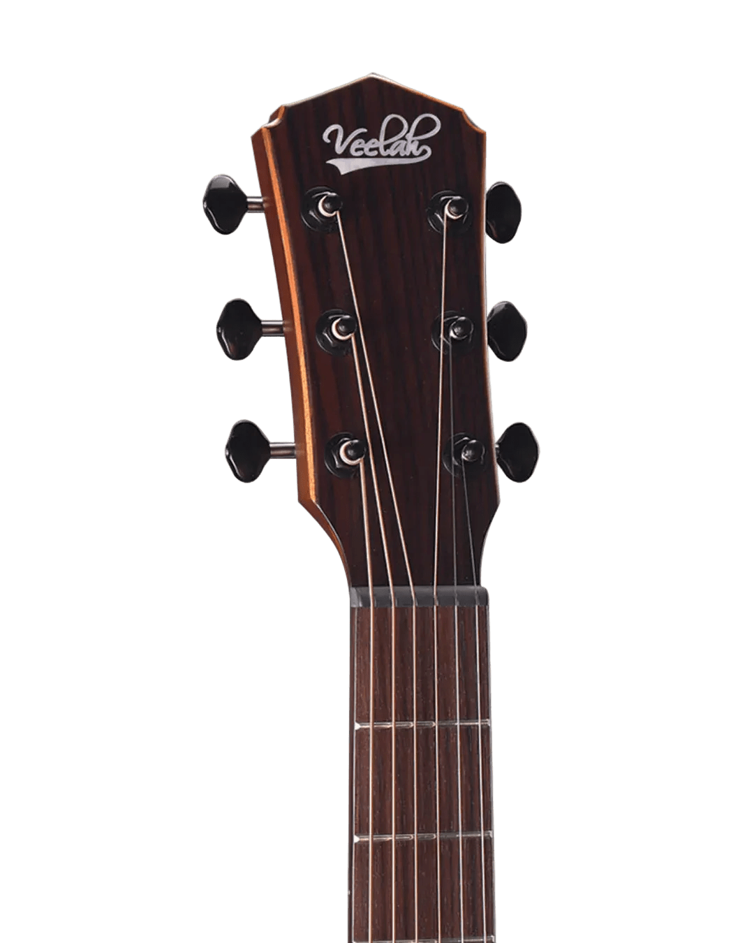 Veelah V4 GAC Solid Top Rosewood Armrest Natural Acoustic Guitar w/ Gig Bag - Richards Guitars Of Stratford Upon Avon