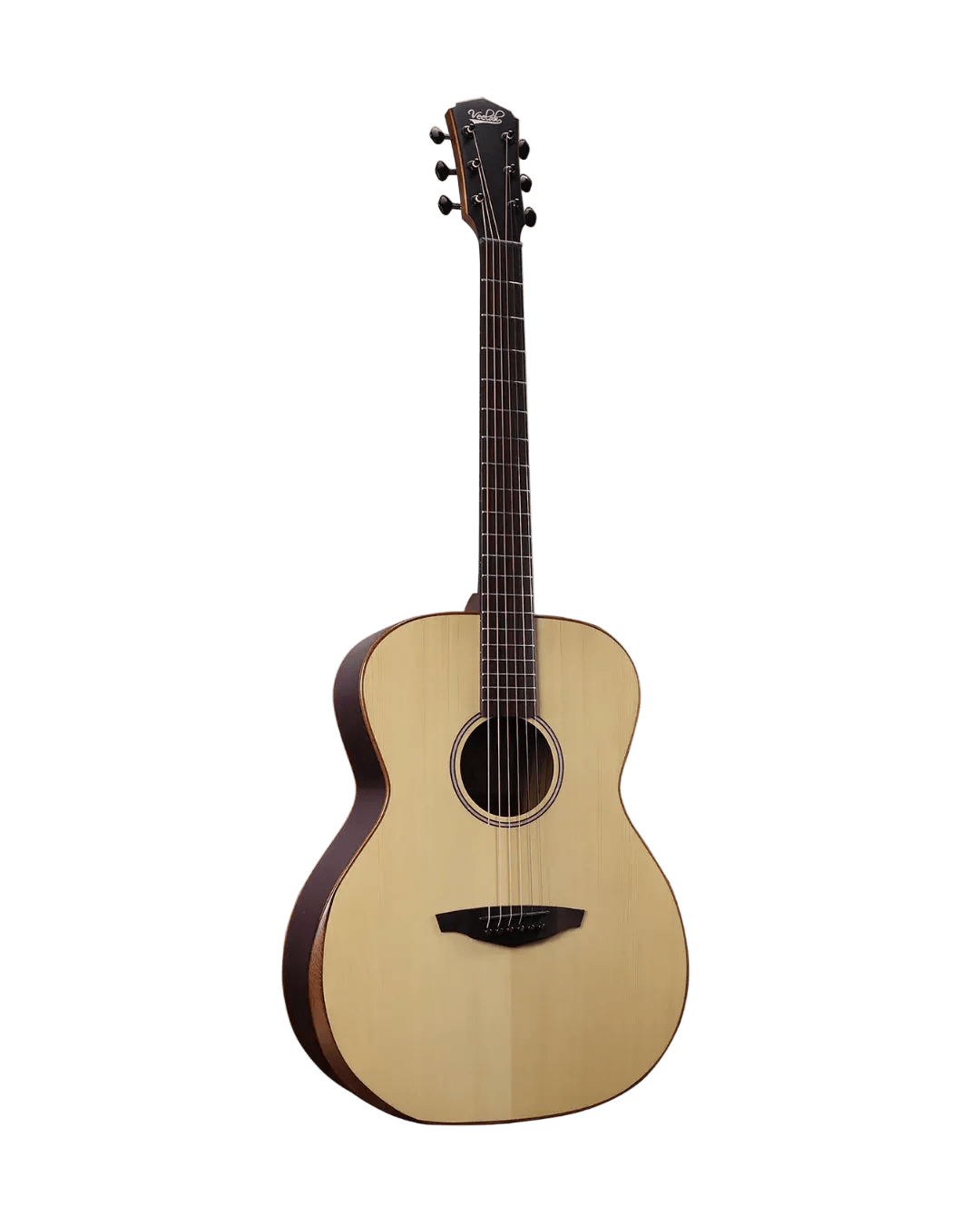Veelah V4 OM Solid Top Rosewood Armrest Natural Acoustic Guitar w/ Gig Bag - Richards Guitars Of Stratford Upon Avon