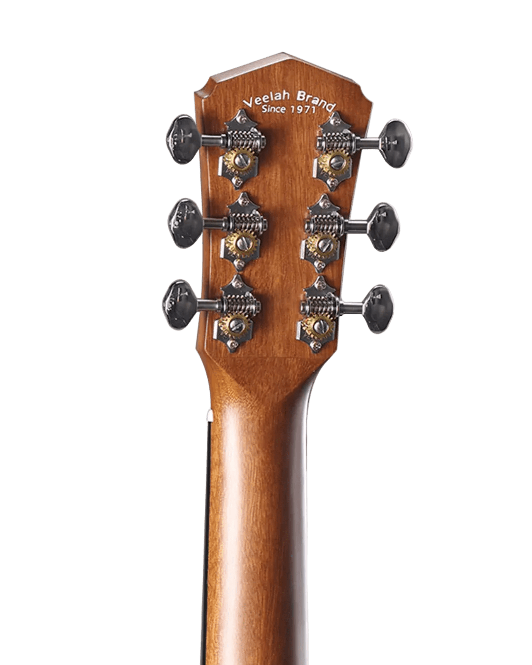 Veelah Vero Mini Camper Spruce Top Acoustic Guitar w/ Gig Bag - Richards Guitars Of Stratford Upon Avon
