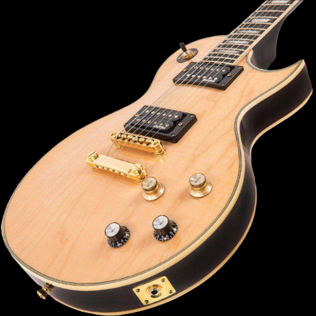 Vintage V100MP With Solid Carved Maple Cap - Richards Guitars Of Stratford Upon Avon