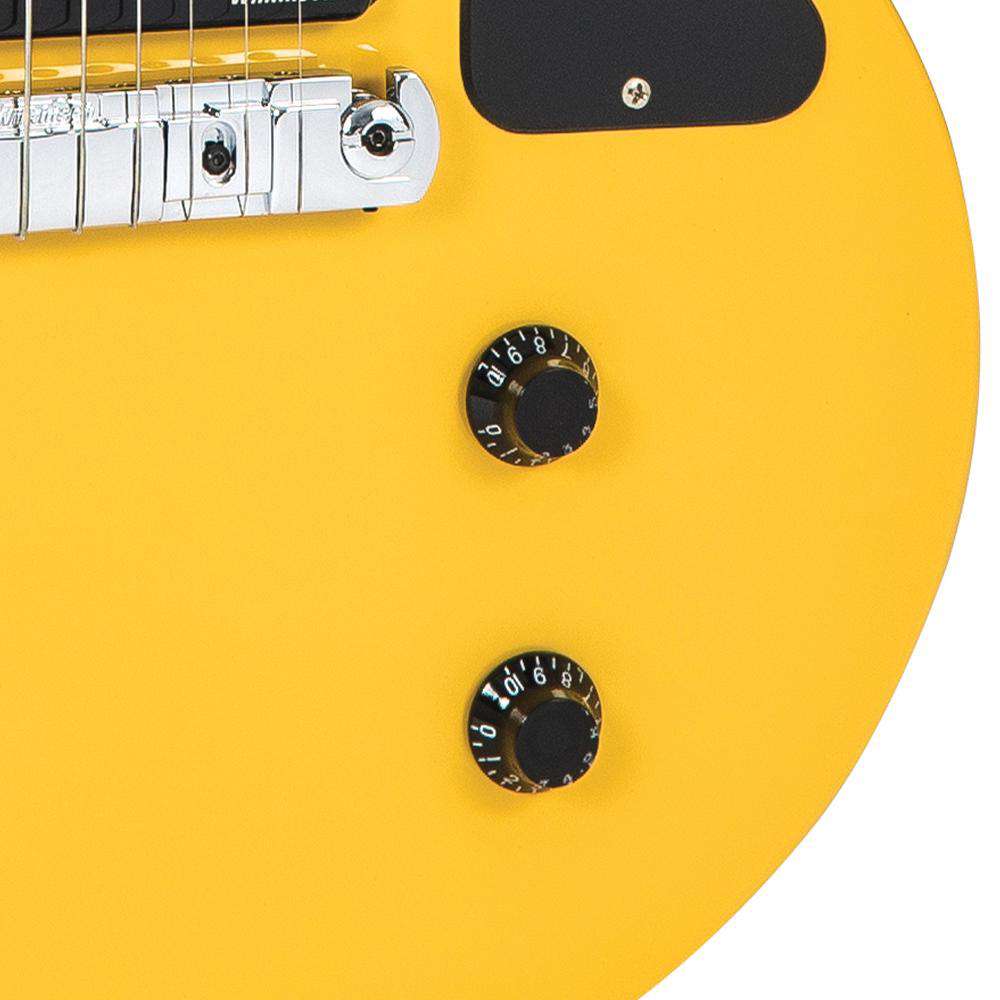 Vintage V120TVY ReIssued Electric Guitar ~ TV Yellow - Richards Guitars Of Stratford Upon Avon