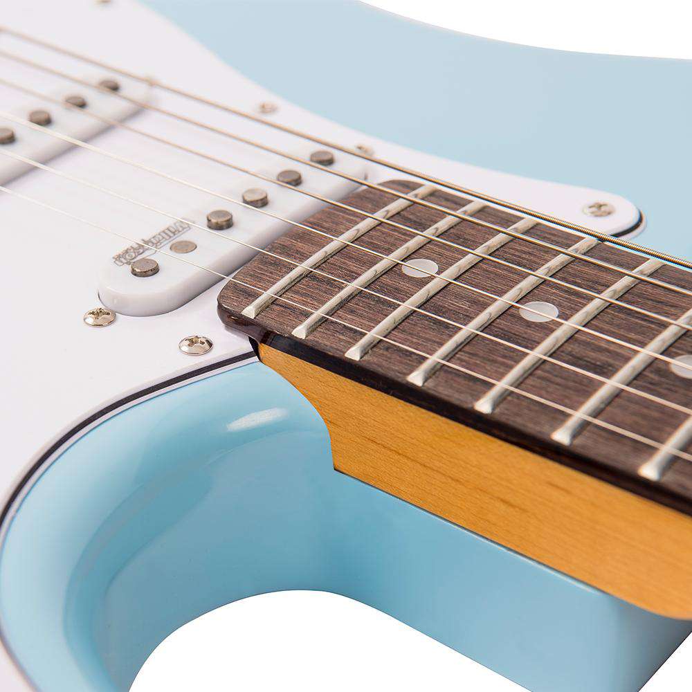 Vintage V6 ReIssued Electric Guitar ~ Laguna Blue - Richards Guitars Of Stratford Upon Avon