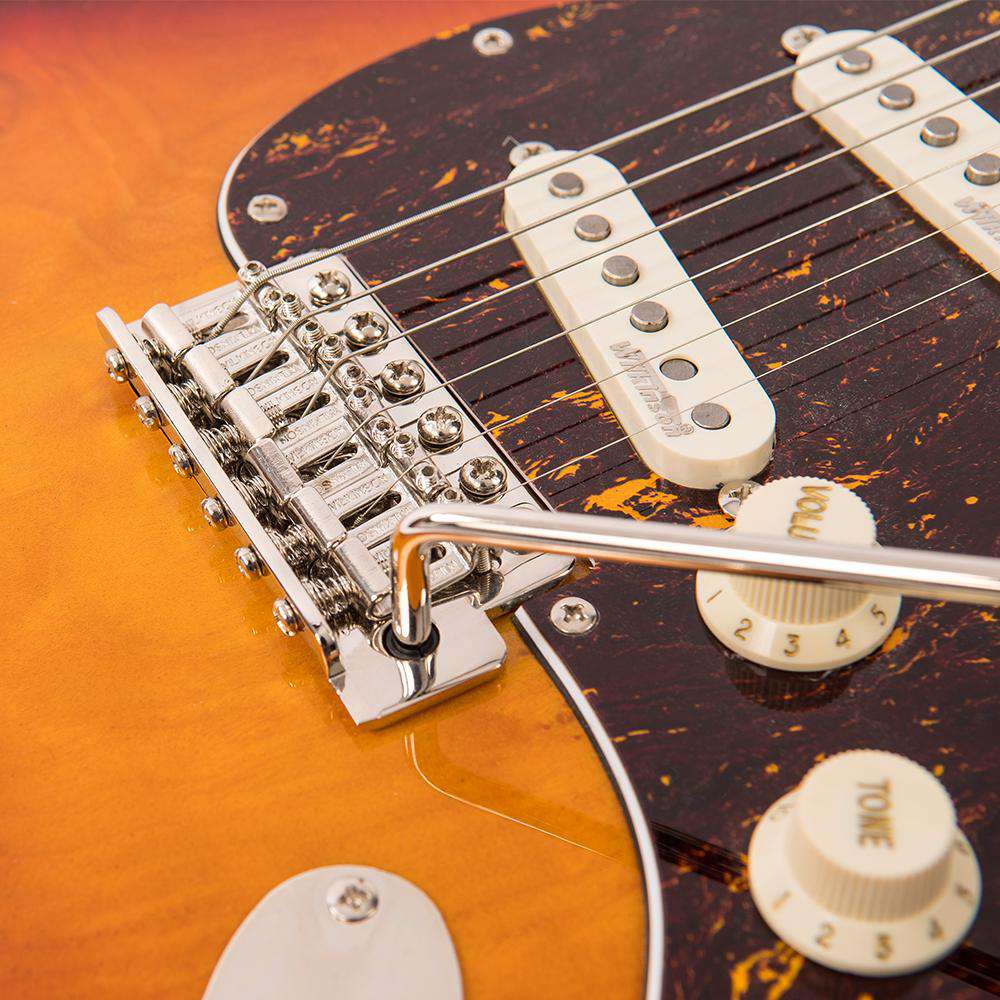 Vintage V6M ReIssued Electric Guitar ~ Sunburst - Richards Guitars Of Stratford Upon Avon