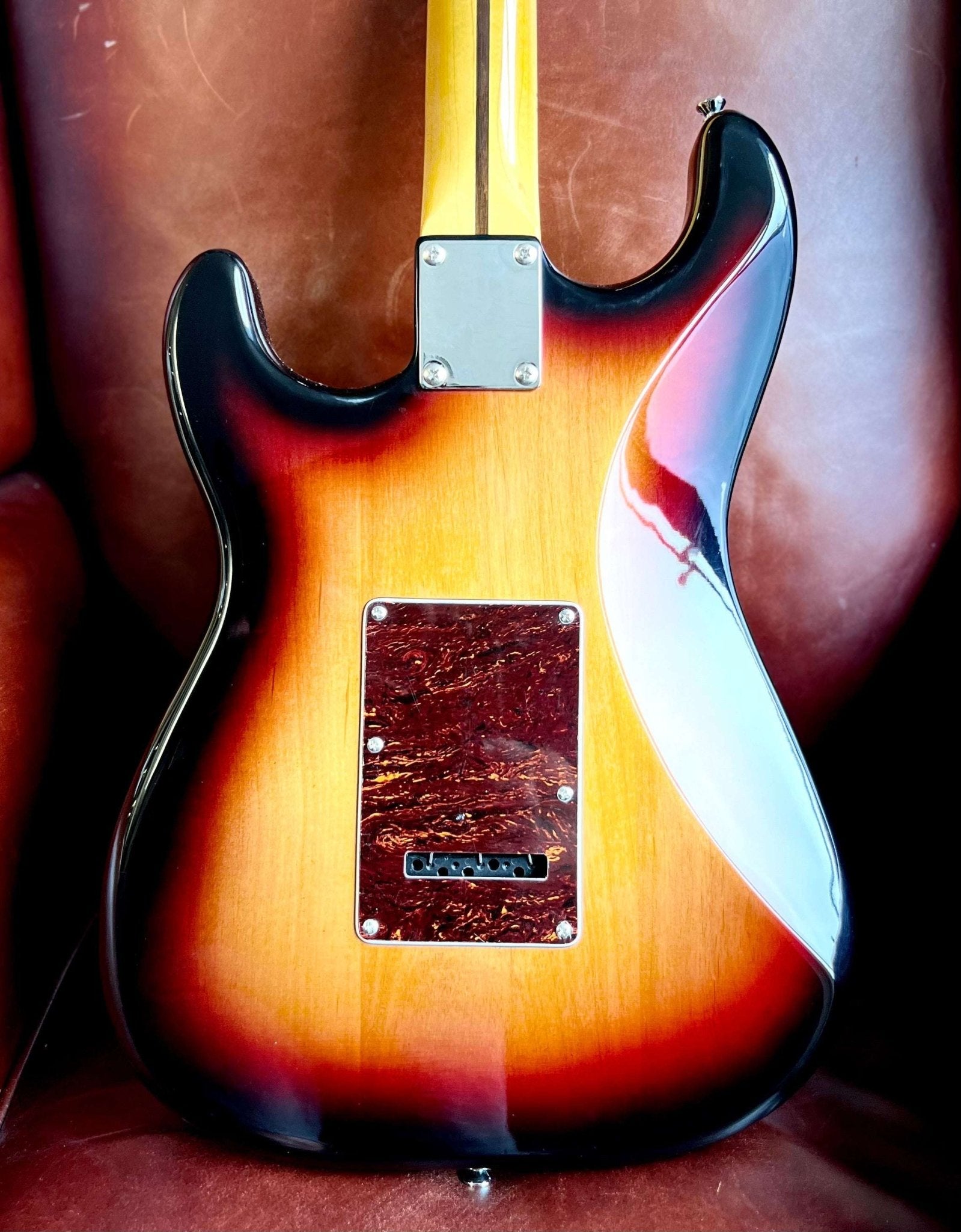 Vintage V6M ReIssued Electric Guitar ~ Sunburst - Richards Guitars Of Stratford Upon Avon