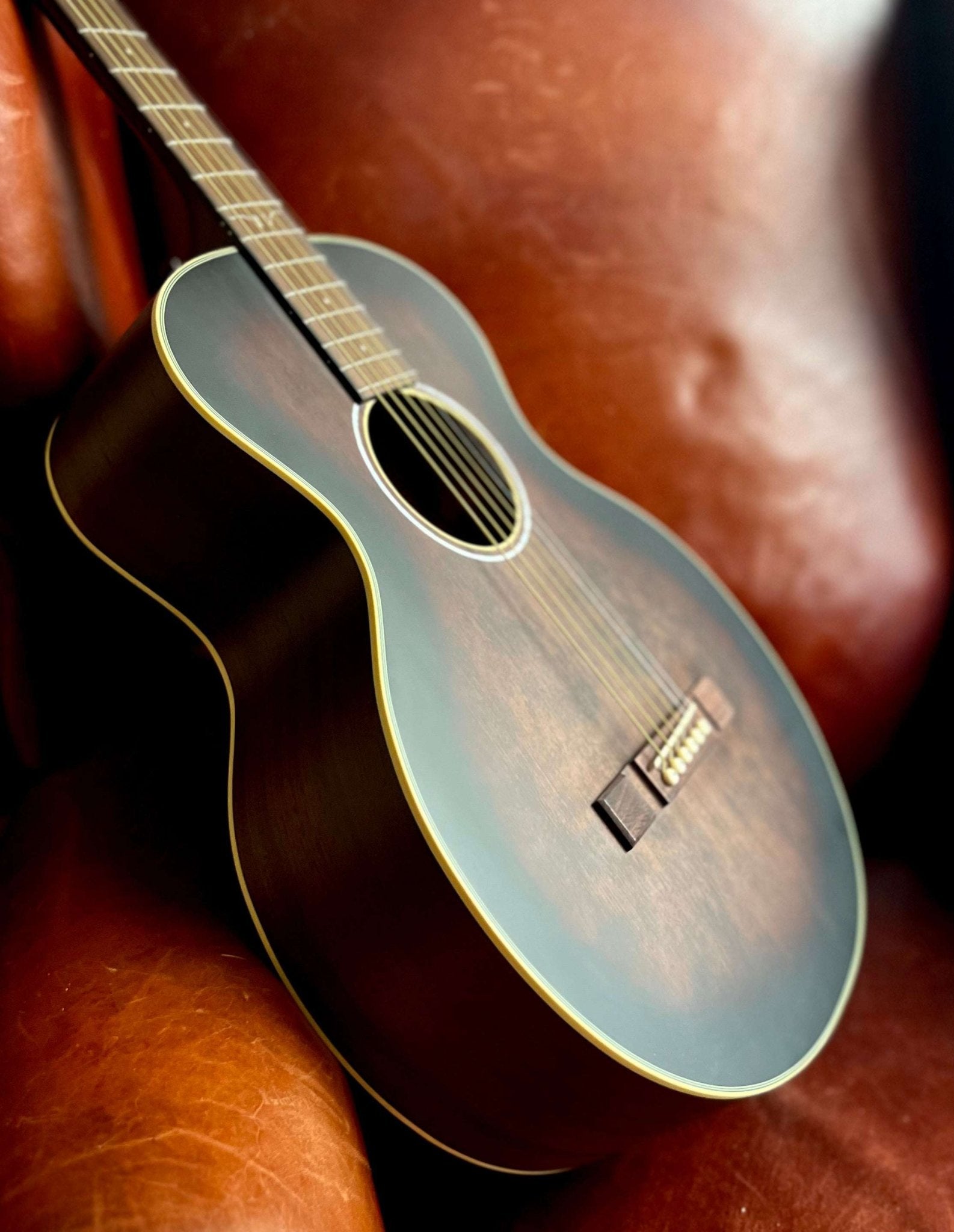 Vintage* V880AQ Historic Series 'Parlour' Acoustic Guitar - Richards Guitars Of Stratford Upon Avon