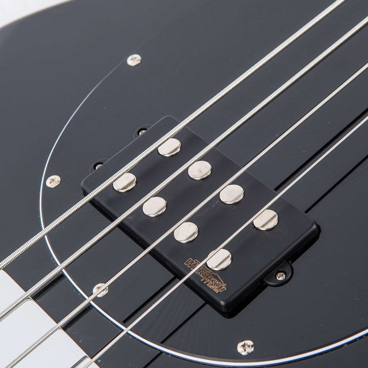 Vintage V96 ReIssued 4 - String Active Bass ~ Black - Richards Guitars Of Stratford Upon Avon
