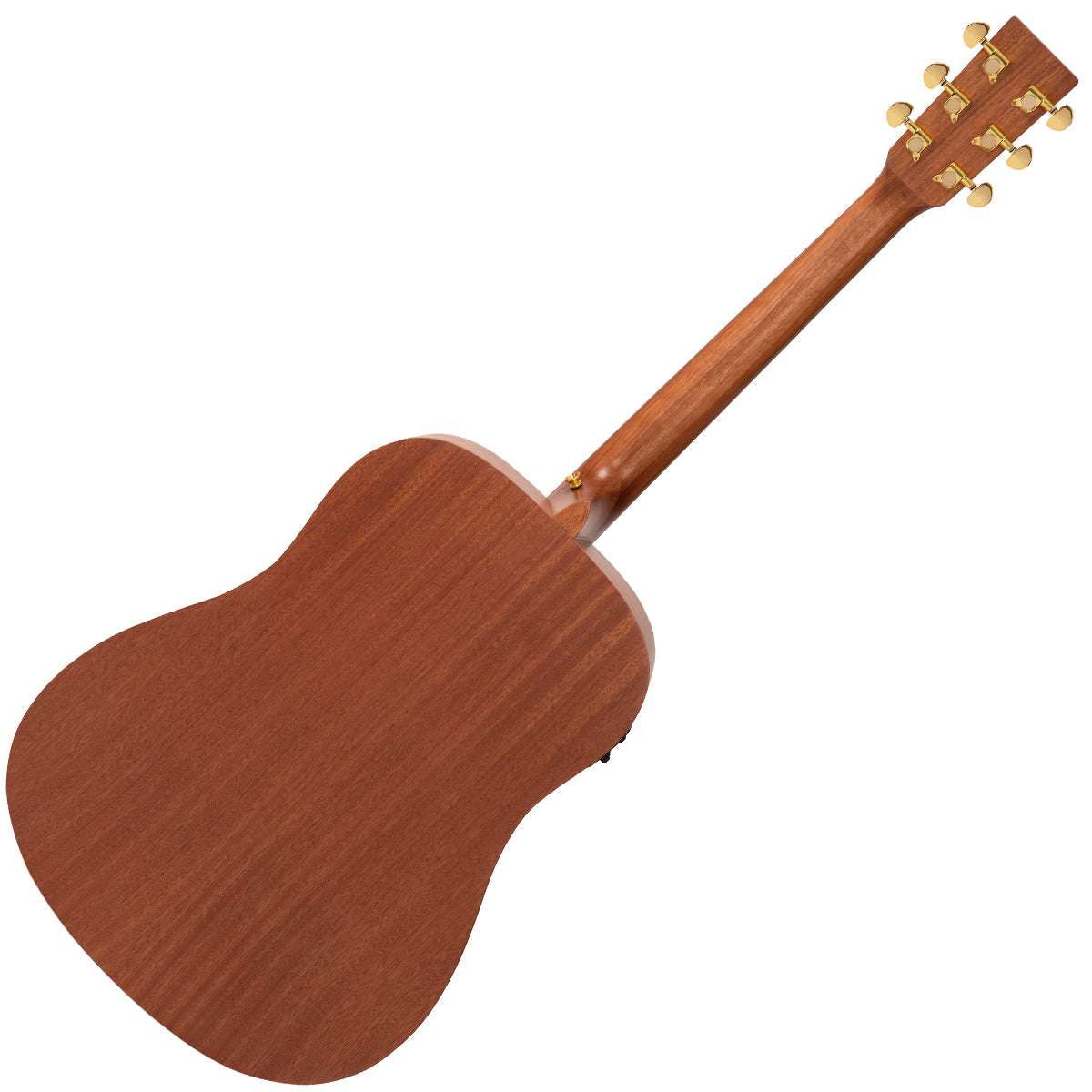 Vintage VE400MH Mahogany Series 'Dreadnought' Electro - Acoustic Guitar ~ Satin Mahogany - Richards Guitars Of Stratford Upon Avon