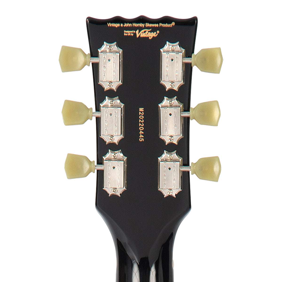 Vintage VSA500P ReIssued Semi Acoustic Guitar ~ Boulevard Black - Richards Guitars Of Stratford Upon Avon