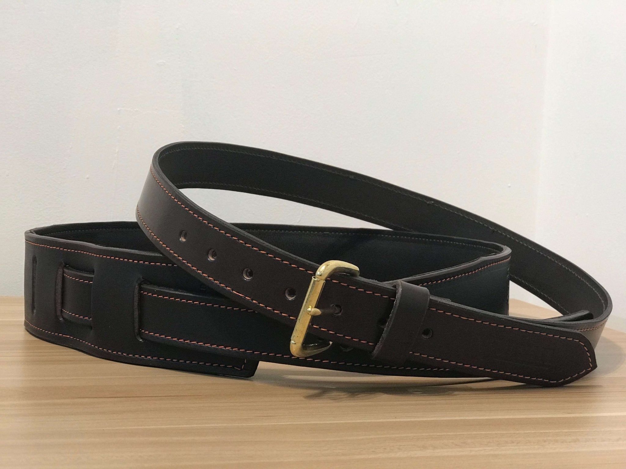 Walsall Premium Hand Made Italian Leather Belt. The Last Belt You will Ever Need! - Richards Guitars Of Stratford Upon Avon