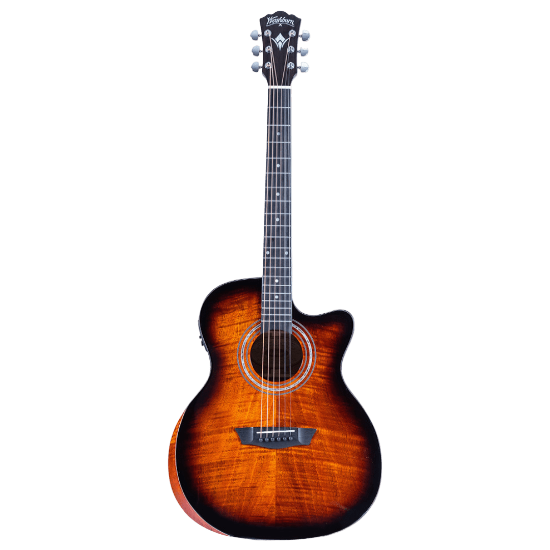 Washburm Comfort WCG12FCE Electro Acoustic Guitar w' £225 Custom Pro Setup Package Included - Richards Guitars Of Stratford Upon Avon