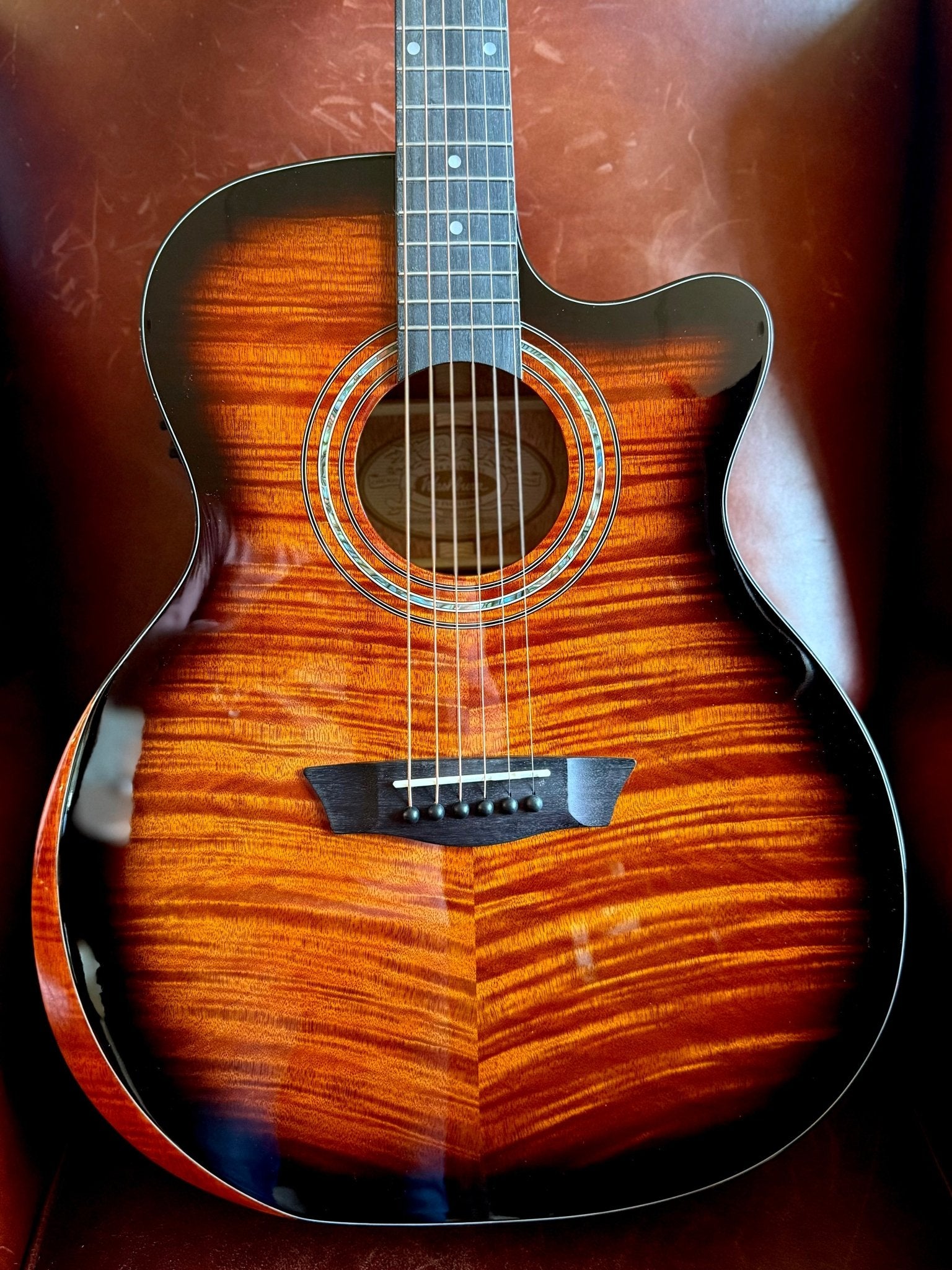 Washburm Comfort WCG12FCE Electro Acoustic Guitar w' £225 Custom Pro Setup Package Included - Richards Guitars Of Stratford Upon Avon