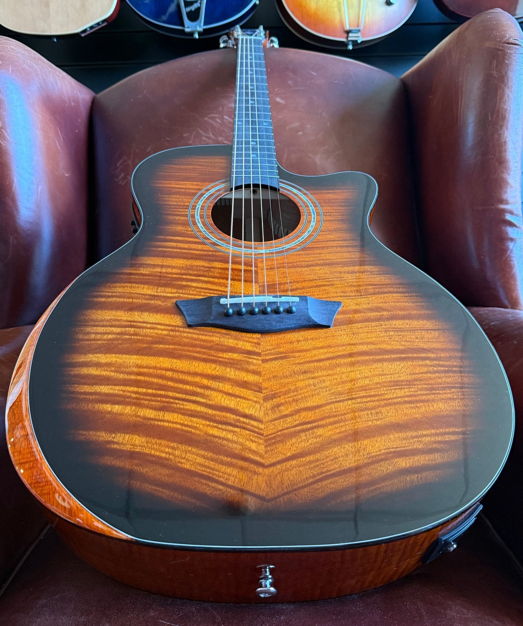 Washburm Comfort WCG12FCE Electro Acoustic Guitar w' £225 Custom Pro Setup Package Included - Richards Guitars Of Stratford Upon Avon