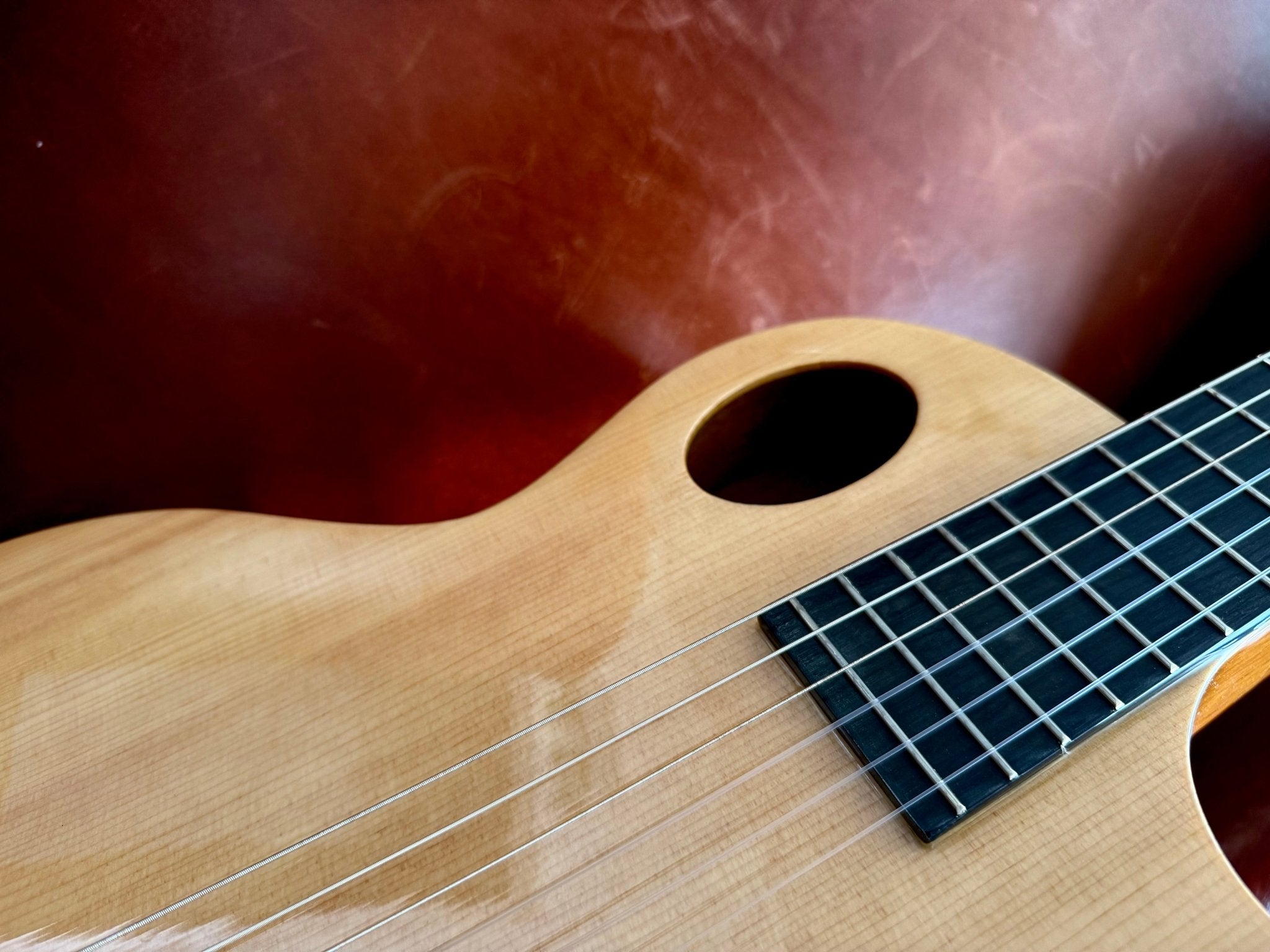 Washburn EACT42S - Thinline - Natural Electro Nylon Strung Guitar w'£225 Custom Pro Setup & Back Up Service - Richards Guitars Of Stratford Upon Avon