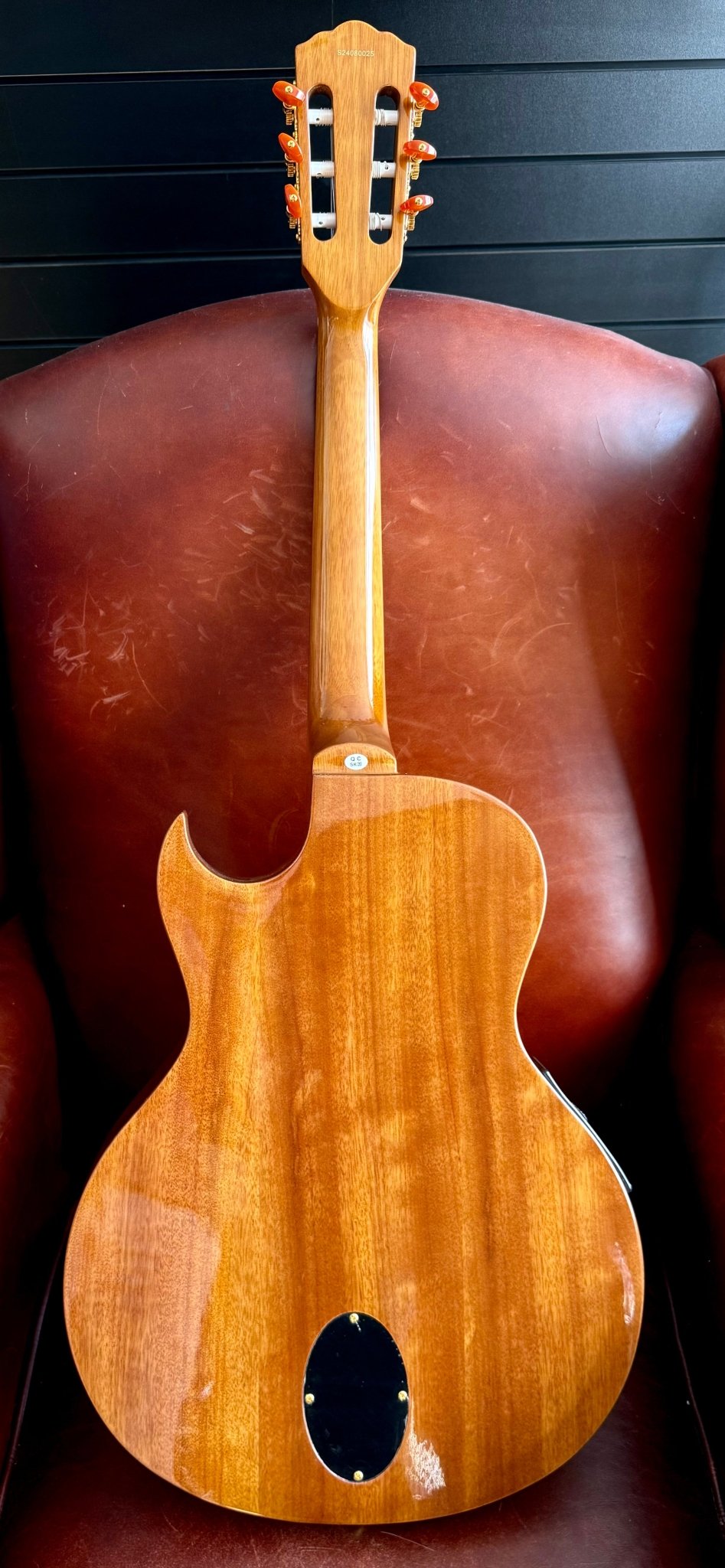 Washburn EACT42S - Thinline - Natural Electro Nylon Strung Guitar w'£225 Custom Pro Setup & Back Up Service - Richards Guitars Of Stratford Upon Avon