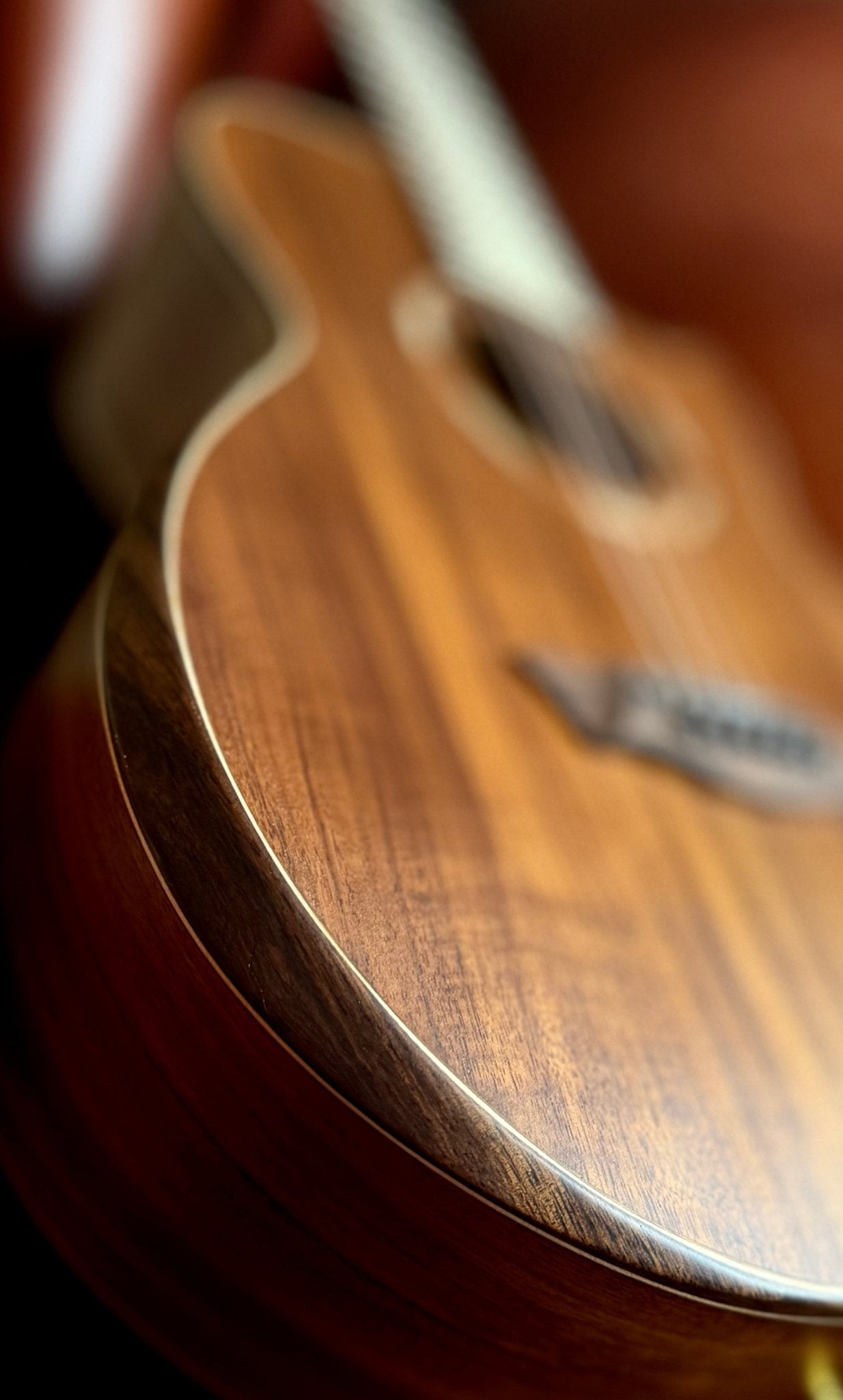 Washburn G - MINI 55 KOA - Mini/Travel - Natural Acoustic Guitar - Richards Guitars Of Stratford Upon Avon