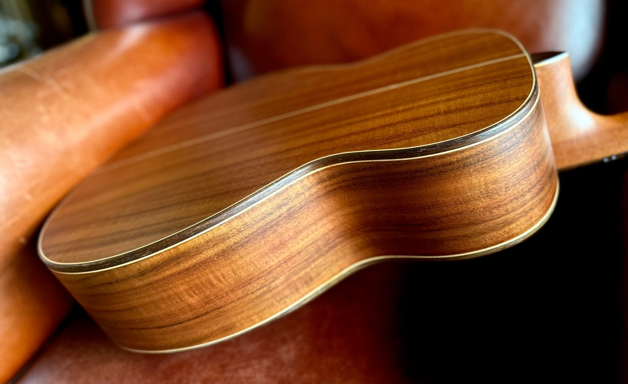 Washburn G - MINI 55 KOA - Mini/Travel - Natural Acoustic Guitar - Richards Guitars Of Stratford Upon Avon