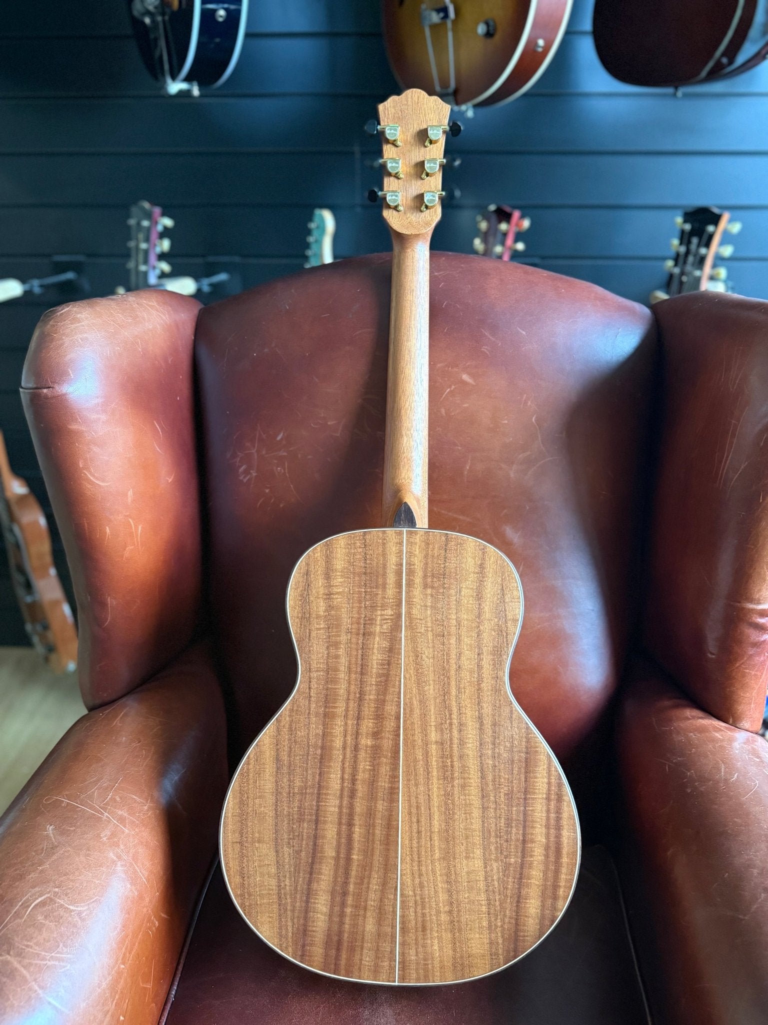 Washburn G - MINI 55 KOA - Mini/Travel - Natural Acoustic Guitar - Richards Guitars Of Stratford Upon Avon