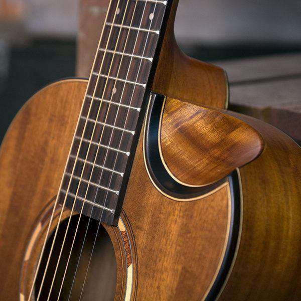 Washburn G - MINI 55 KOA - Mini/Travel - Natural Acoustic Guitar - Richards Guitars Of Stratford Upon Avon