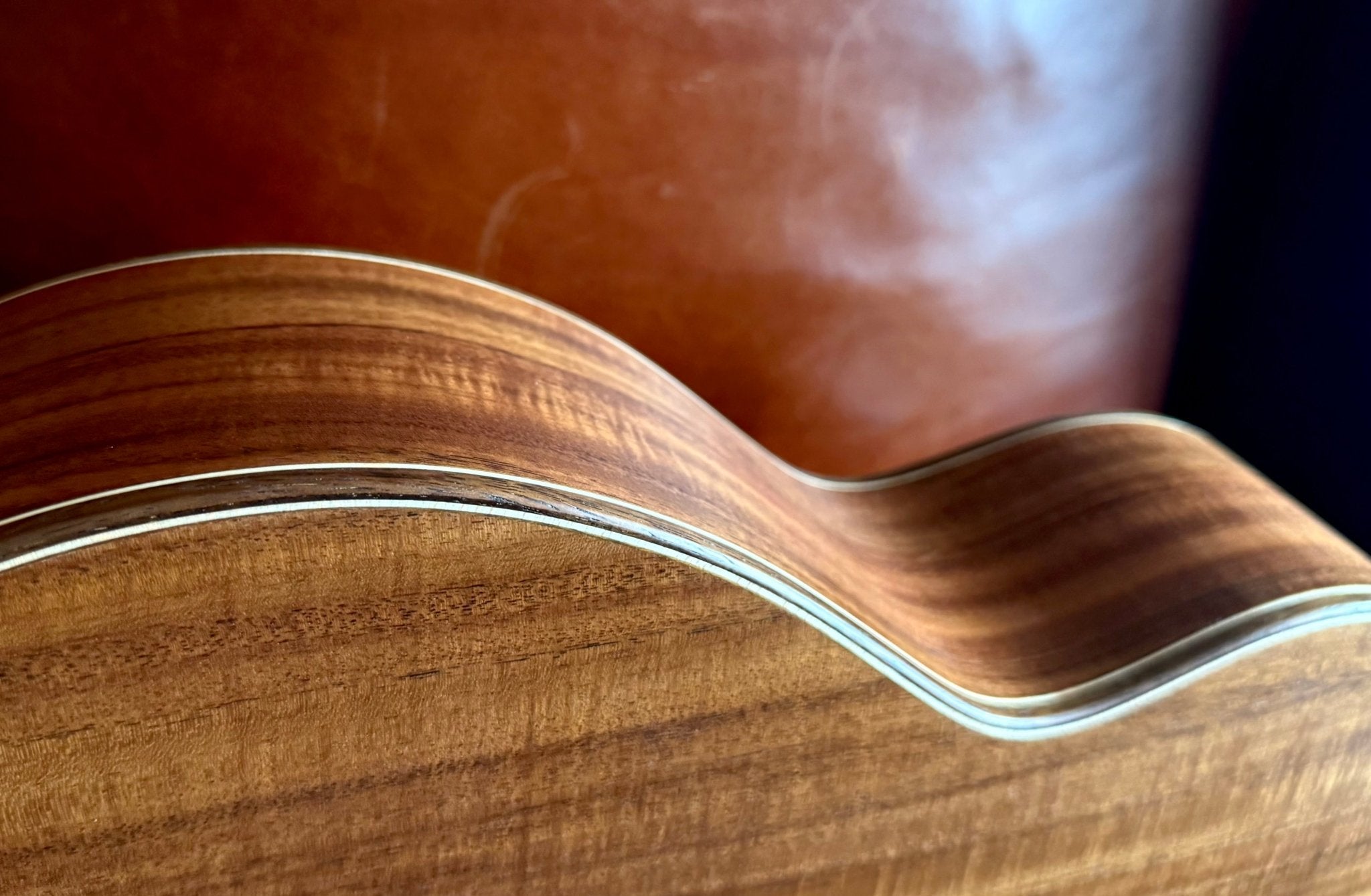 Washburn G - MINI 55 KOA - Mini/Travel - Natural Acoustic Guitar - Richards Guitars Of Stratford Upon Avon