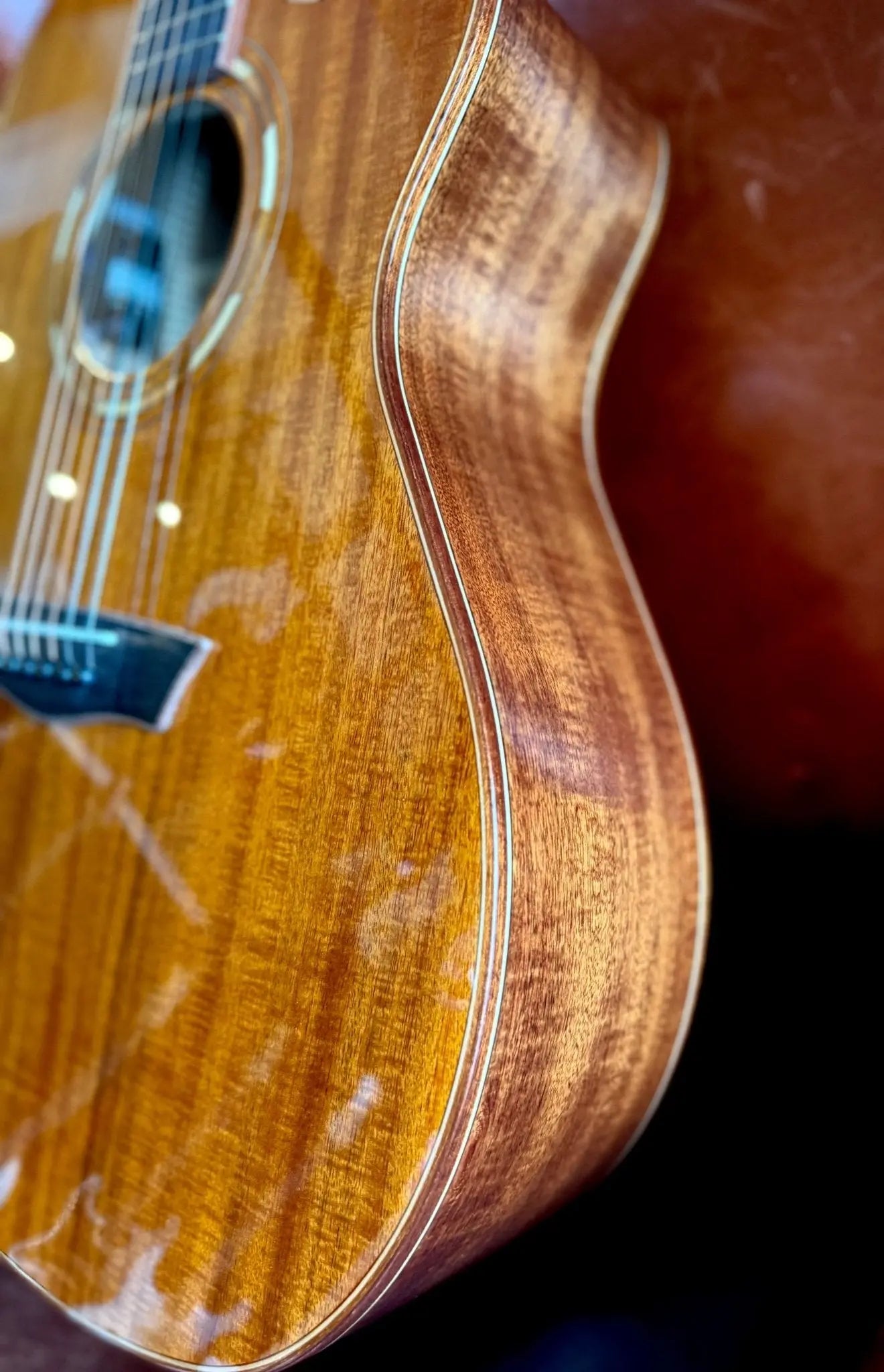 Washburn G55CE KOA w/ CASE - Grand Auditorium - Natural Electro