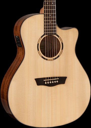 Washburn O10SCE - Orchestra - Natural Electro Acoustic Guitar - Richards Guitars Of Stratford Upon Avon